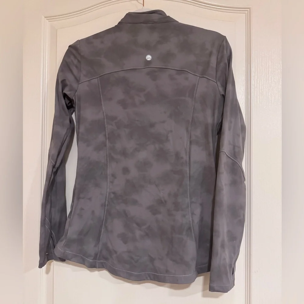 Gray tie dye workout jacket​​